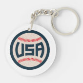 Porte-clés Équipe de baseball USA (Dos)