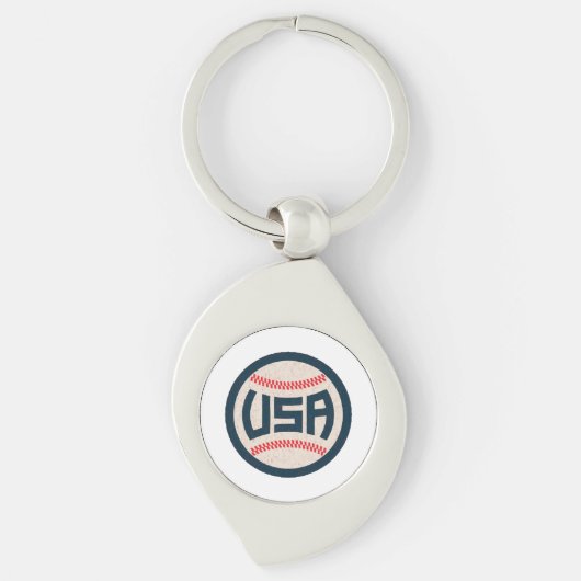 Porte-clés Équipe de baseball USA (Devant)