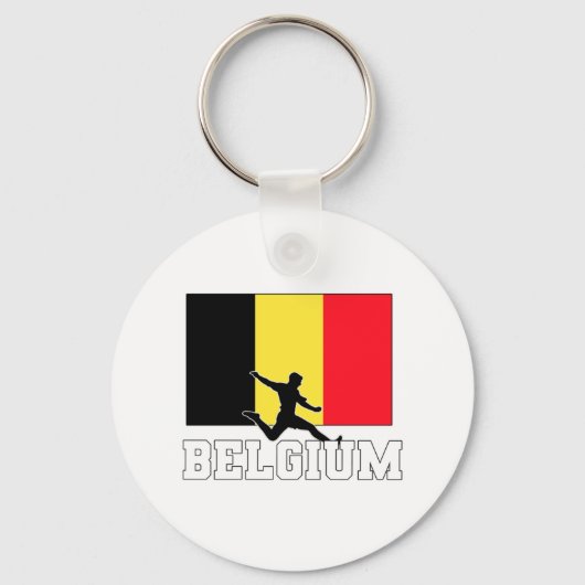 Porte-clés Équipe de Belgique de football (Recto)