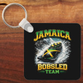 Porte-clés Équipe de bobsleigh jamaïcain (Recto)