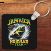 Porte-clés Équipe de bobsleigh jamaïcain (Verso)