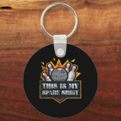 Porte-clés Équipe de bowling Funny Bowler League correspondan (Recto)