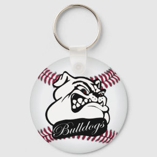 Porte-clés Équipe de Bulldog Mascotte de baseball