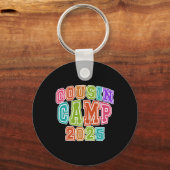 Porte-clés Équipe de camping des cousins 2025 Printemps Break (Recto)