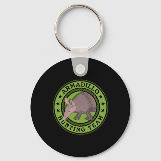 Porte-clés Équipe de chasse Armadillo Chasse Armadillos Chass (Recto)