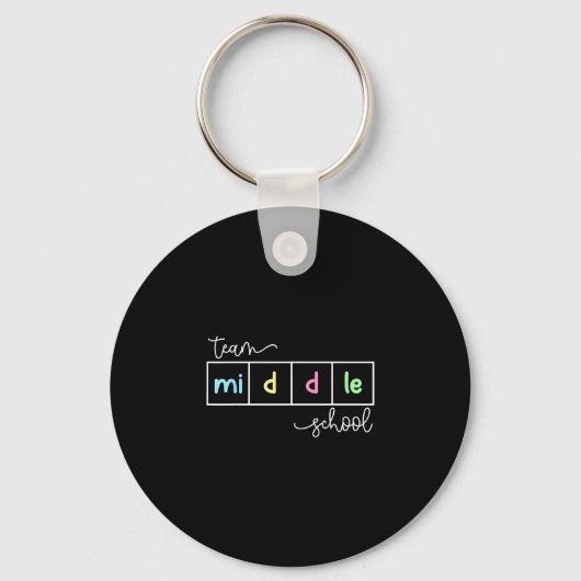 Porte-clés Équipe de collège équipe de professeur de collège (Recto)