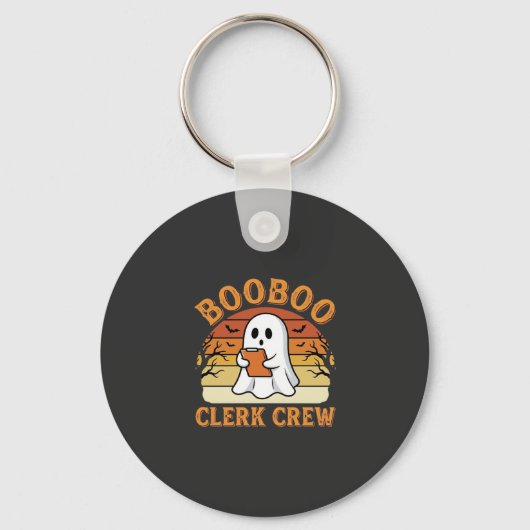 Porte-clés Équipe de commis Booboo Création de fantôme Hallow (Recto)