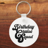 Porte-clés Équipe de croisière d'anniversaire (Recto)