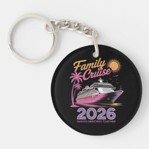 Porte-clés Équipe de Croisière Familiale 2026 Voyage Correspo