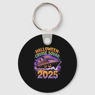 Porte-clés Équipe de croisière Halloween 2025 Famille assorti