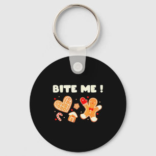 Porte-clés Équipe de cuisson de biscuits Bite Me vacances Gât