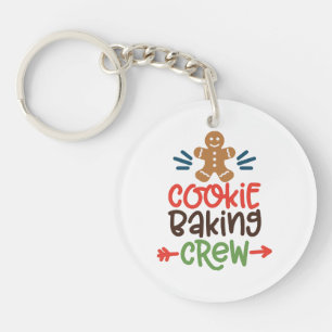 Porte-clés Équipe de fabrication de biscuits de Noël