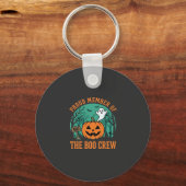 Porte-clés Équipe de fantômes de design de citrouille Hallowe (Recto)