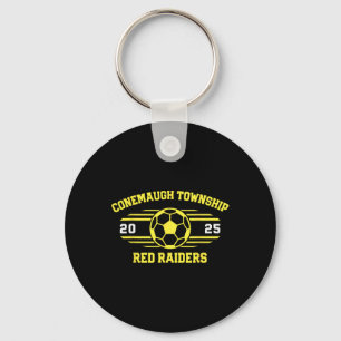 Porte-clés Équipe de football Conemaugh Township Red Raiders