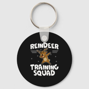 Porte-clés Équipe de formation de renne Équipe de cerfs Noël