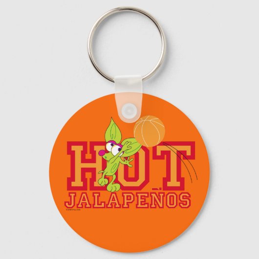 Porte-clés Équipe de Hot Jalapenos (Recto)
