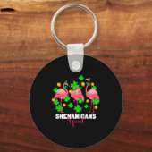Porte-clés équipe de joyeusetés de la Saint-Patrick flamant i (Recto)