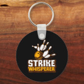 Porte-clés Équipe de la Ligue de Bowler Funny de Whisperer (Recto)