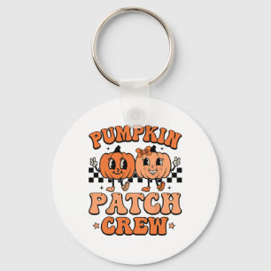 Porte-clés Équipe de la section Groovy Pumpkin Patch pour Tha