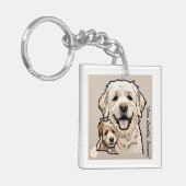 Porte-clés "Équipe de lutte" (Devant gauche)