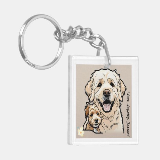 Porte-clés "Équipe de lutte" (Devant gauche)