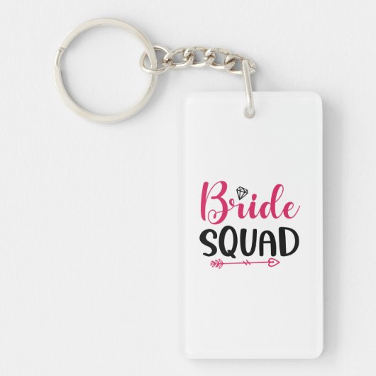 Porte-clés Équipe de mariée mariage (Devant)