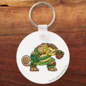 Porte-clés Équipe de Mystery Island Capitaine 2 (Recto)