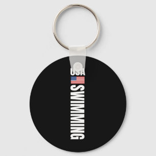 Porte-clés Équipe de natation Usa Swimming drapeau américain