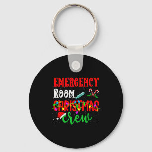 Porte-clés Équipe de Noël de l'urgence Er infirmière Xmas Vac