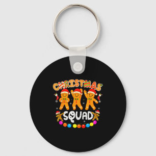 Porte-clés Équipe de Noël Drôle de Xmas Gingerbread Tapis de