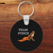 Porte-clés Équipe de punch bébé singe punch tendance mème gra (Recto)