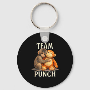 Porte-clés Équipe de punch singe mignon et conception d'ours
