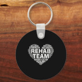 Porte-clés Équipe de réadaptation Médecine de réadaptation (Recto)