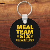 Porte-clés Équipe de repas Six Delta Fourches (Recto)