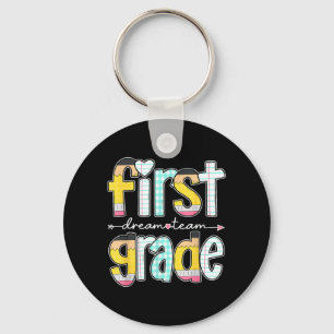 Porte-clés Équipe de rêve de première année École Enseignant