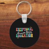 Porte-clés Équipe de rêve pour l'éducation exceptionnelle Ens (Recto)