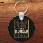 Porte-clés Équipe de Secourt de recherche Morel - Champignons (Recto)