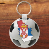 Porte-clés Équipe de Serbie (Recto)