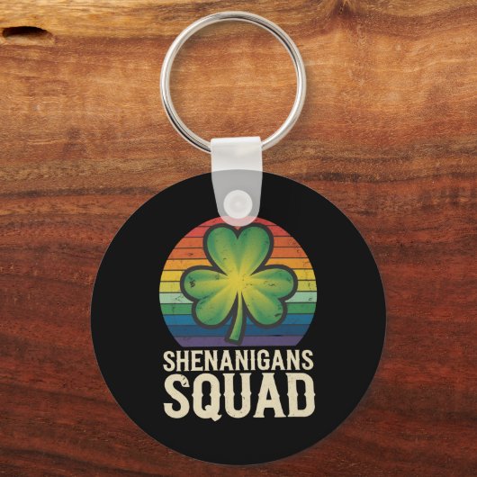 Porte-clés Équipe de Shenanigans Saint-Patrick Groupe (Recto)