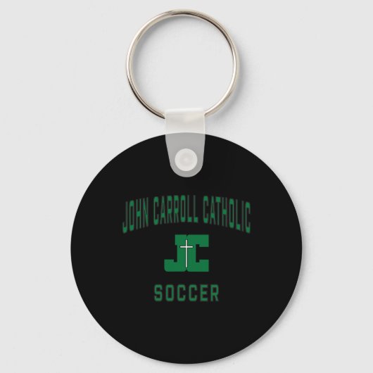 Porte-clés Équipe de soccer des Cavaliers de la John Carroll  (Recto)