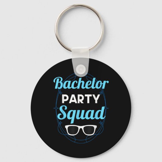 Porte-clés Équipe de soirée de bachelorette Épouse Mari _2  (Recto)