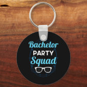 Porte-clés Équipe de soirée de bachelorette Épouse Mari _2  (Recto)
