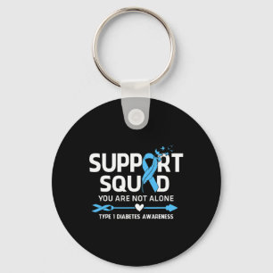 Porte-clés Équipe de soutien des guerriers Sensibilisation au