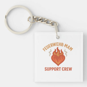 Porte-clés Équipe de soutien des mamans pompiers – Fière Fire