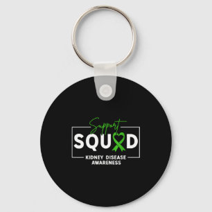 Porte-clés Équipe de soutien mois de sensibilisation à la mal