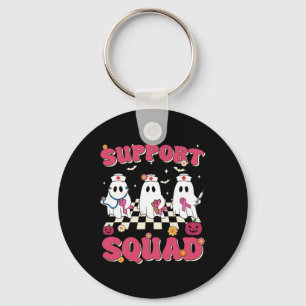 Porte-clés Équipe de soutien Rétro Super infirmière Cancer du
