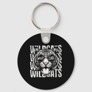 Porte-clés Équipe de sport scolaire Wildcats Esprit de fan Re