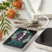 Porte-clés Équipe de suicide | Joker Retro Rock Graphic (Devant droit)