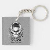 Porte-clés Équipe de suicide | Joker Smile (Dos)
