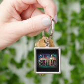 Porte-clés Équipe de suicide | Logo couleur brillant (main)